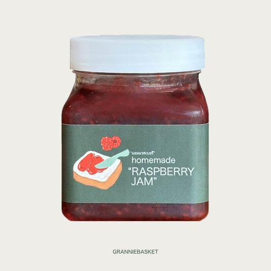 Raspberry jam L size 280 g (แยมแรสเบอร์รีไซส์ใหญ่ 280 กรัม)